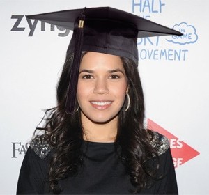 Eva Longoria and America Ferrera Graduate College