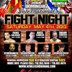 Pro Boxing at @ResortsWorldNYC Casino, in Queens, this Saturday Night!